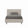 Letto imbottito 1 piazza e mezza 120x190 cm tessuto Labirinto Adele