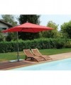 Ombrellone palo laterale Kronos Made in Italy - 200 x 300 cm