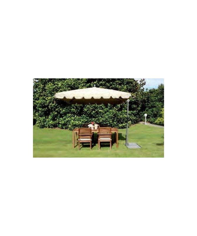 Ombrellone palo laterale Allegro Made in Italy - 200 x 300 cm