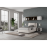 Letto imbottito 1 piazza e mezza 120x190 cm Antea