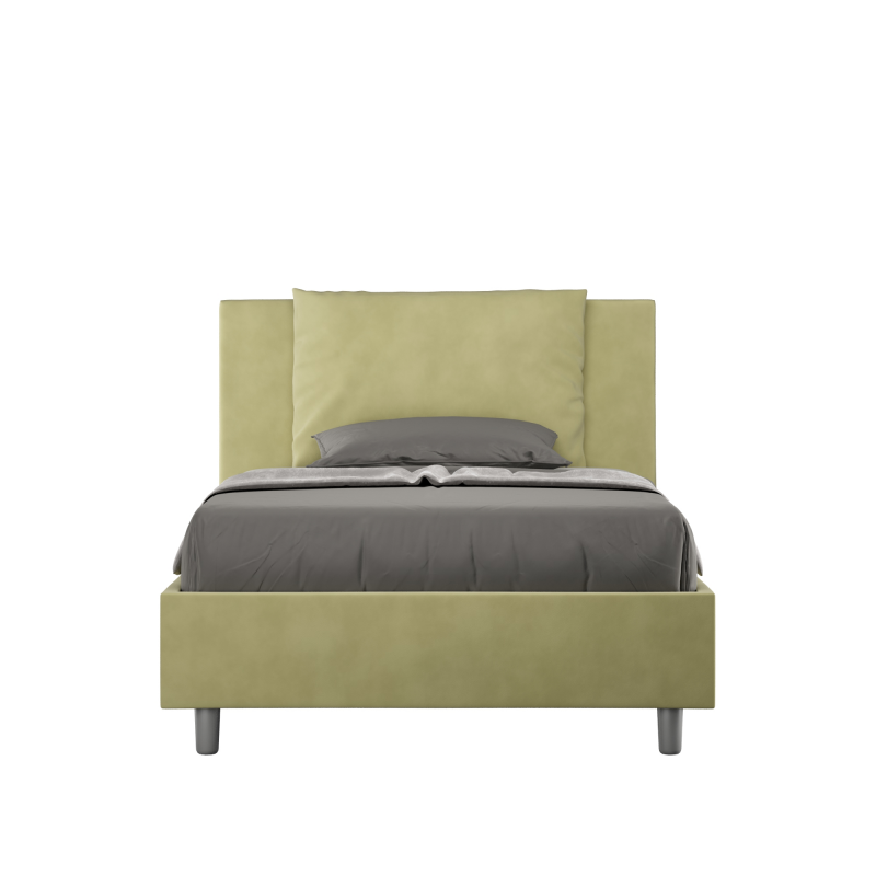 Letto imbottito 1 piazza e mezza 120x190 cm Antea