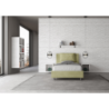 Letto imbottito 1 piazza e mezza 120x190 cm Antea