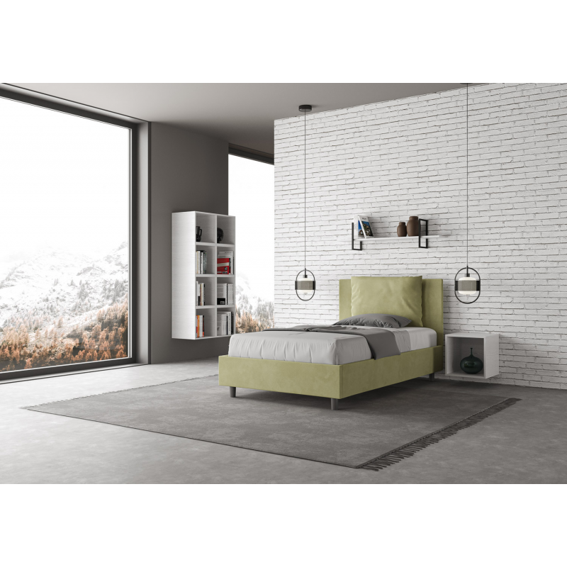 Letto imbottito 1 piazza e mezza 120x190 cm Antea