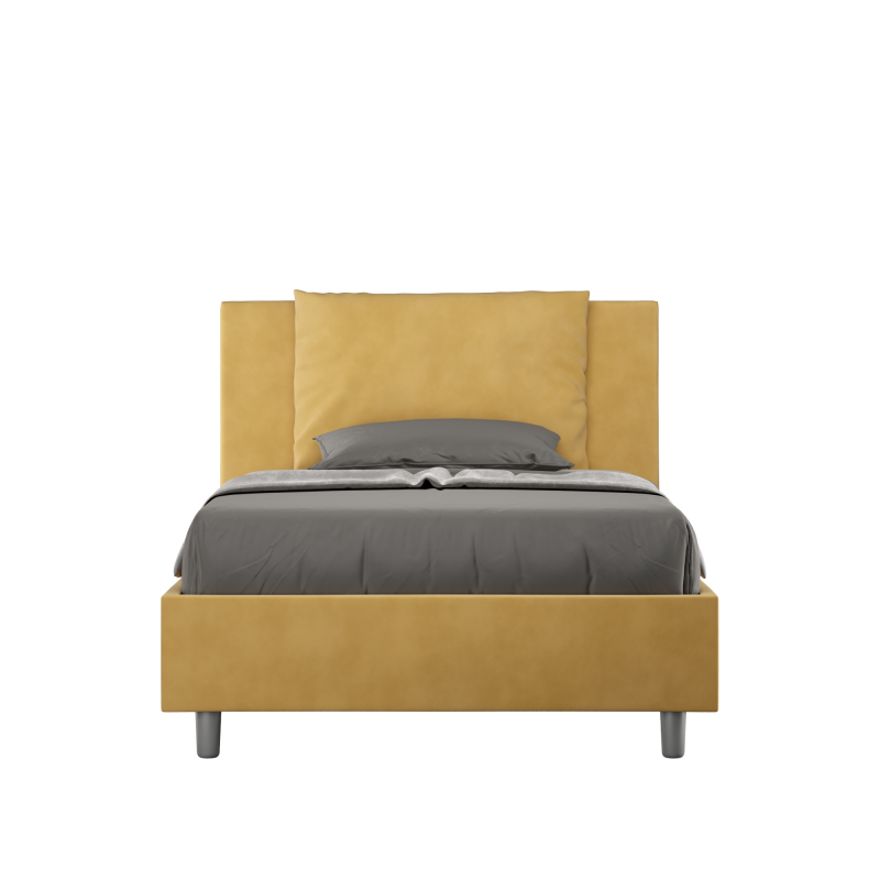 Letto imbottito 1 piazza e mezza 120x190 cm Antea