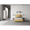 Letto imbottito 1 piazza e mezza 120x190 cm Antea