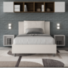 Letto imbottito 1 piazza e mezza 120x200 cm Antea