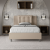Letto imbottito 1 piazza e mezza 120x190 cm Annalisa