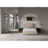Letto imbottito 1 piazza e mezza 120x190 cm Annalisa