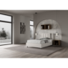 Letto imbottito 1 piazza e mezza 120x190 cm Annalisa