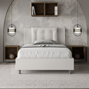 Zoom Letto imbottito 1 piazza e mezza 120x210 cm Annalisa