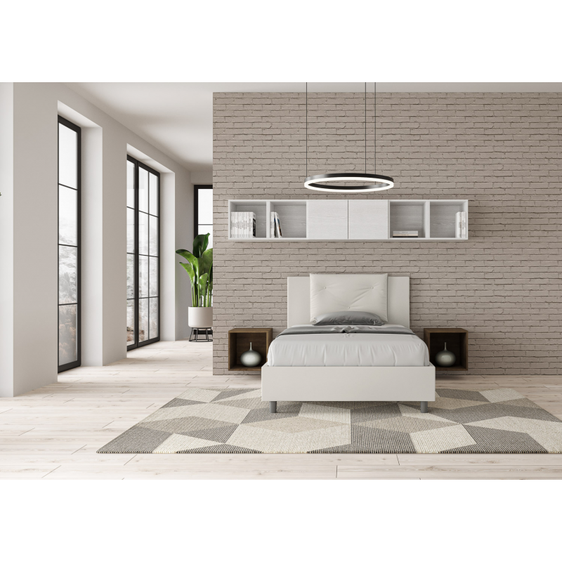 Letto imbottito 1 piazza e mezza 120x190 cm Appia