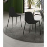 Set di 4 Sedie in polipropilene Frida 49cm X 48.5cm H 88cm Stones
