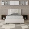 Letto imbottito 1 piazza e mezza 120x190 cm Appia