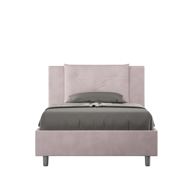 Letto imbottito 1 piazza e mezza 120x190 cm Appia