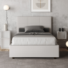 Letto imbottito 1 piazza e mezza 120x190 cm Mika
