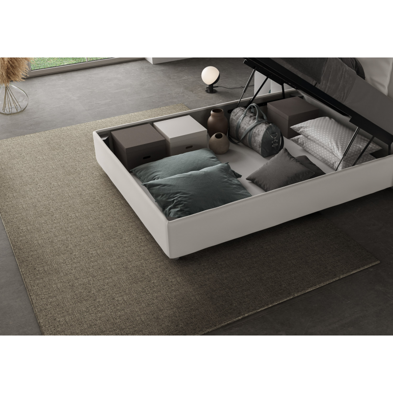 Letto imbottito 1 piazza e mezza 120x190 cm Focus