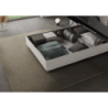 Letto imbottito 1 piazza e mezza 120x190 cm Focus