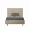 Letto imbottito 1 piazza e mezza 120x190 cm Sunny
