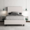 Letto imbottito 1 piazza e mezza 120x190 cm Sunny