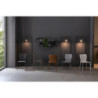 Set di 2 Sedie in similcuoio Kim 56cm X 44cm H 86.5cm Stones