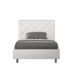 Letto imbottito 1 piazza e mezza 120x190 cm Priya