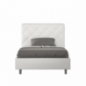 Letto imbottito 1 piazza e mezza 120x190 cm Priya