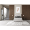 Letto imbottito 1 piazza e mezza 120x200 cm Priya
