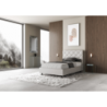 Letto imbottito 1 piazza e mezza 120x200 cm Priya