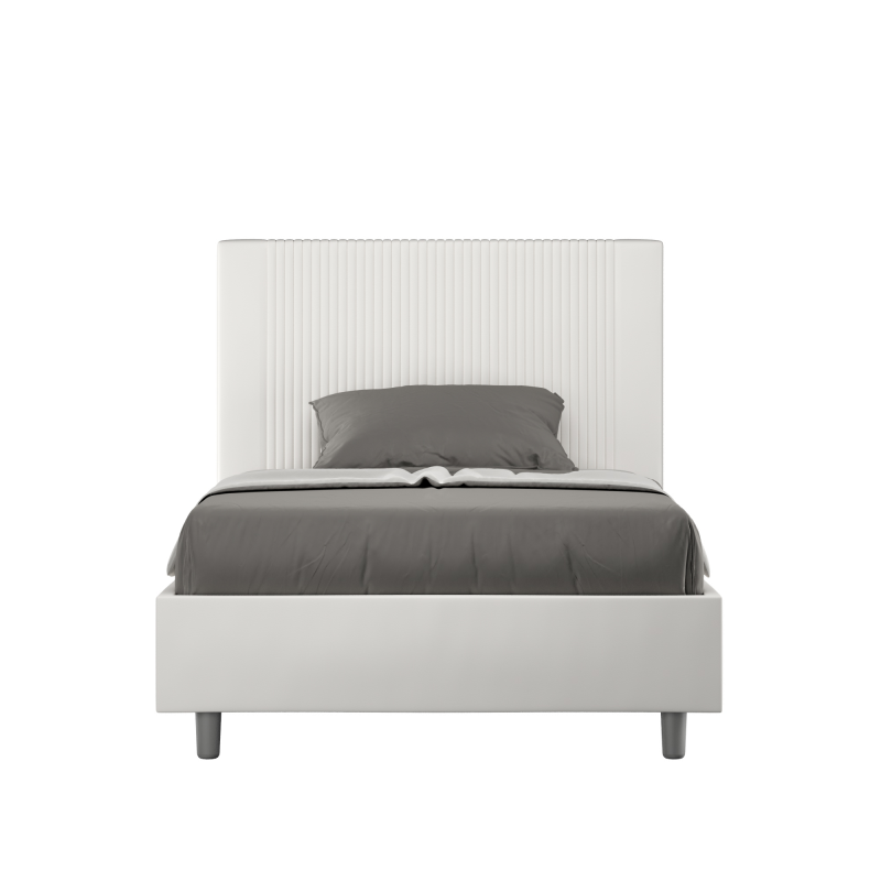 Letto imbottito 1 piazza e mezza 120x190 cm Goya