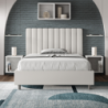 Letto imbottito 1 piazza e mezza 120x190 cm Agueda