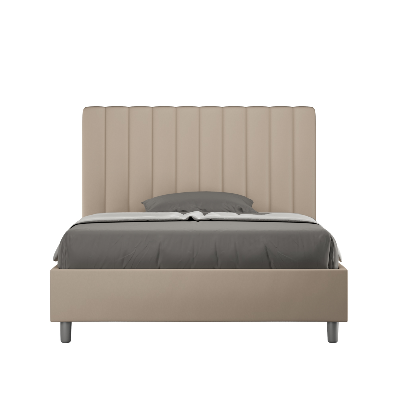 Letto imbottito 1 piazza e mezza 120x190 cm Agueda
