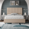 Letto imbottito 1 piazza e mezza 120x190 cm Agueda