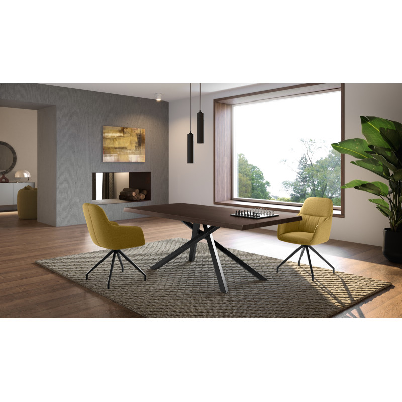 Tavolo Allungabile 160/240 x 90 cm Spike 90cm X 160/240cm H 76cm Stones