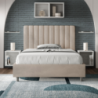 Letto imbottito 1 piazza e mezza 120x190 cm Agueda