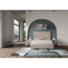 Letto imbottito 1 piazza e mezza 120x190 cm Agueda