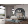 Letto imbottito 1 piazza e mezza 120x190 cm Agueda