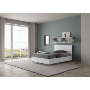 Zoom Letto 1 piazza e mezza 120x190 cm testata dritta Demas