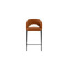 Set di 2 Sgabelli in Tessuto Greta 52 x 50 x 89 cm Stones