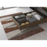 Letto 1 piazza e mezza 120x190 cm testata dritta con doghe Ankel