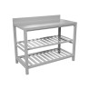 Modulo cucina a ripiani aperti 120x60 cm grigio creta Moia