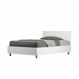 Letto 1 piazza e mezza 120x200 cm testata dritta con doghe Ankel