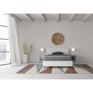 Zoom Letto 1 piazza e mezza 120x190 cm testata inclinata con doghe Ankel