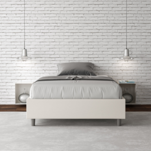 Zoom Letto Sommier imbottito Matrimoniale francese 140x190 cm Azelia