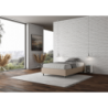 Letto Sommier imbottito Matrimoniale francese 140x190 cm Azelia