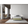 Letto Sommier imbottito Matrimoniale francese 140x190 cm Azelia