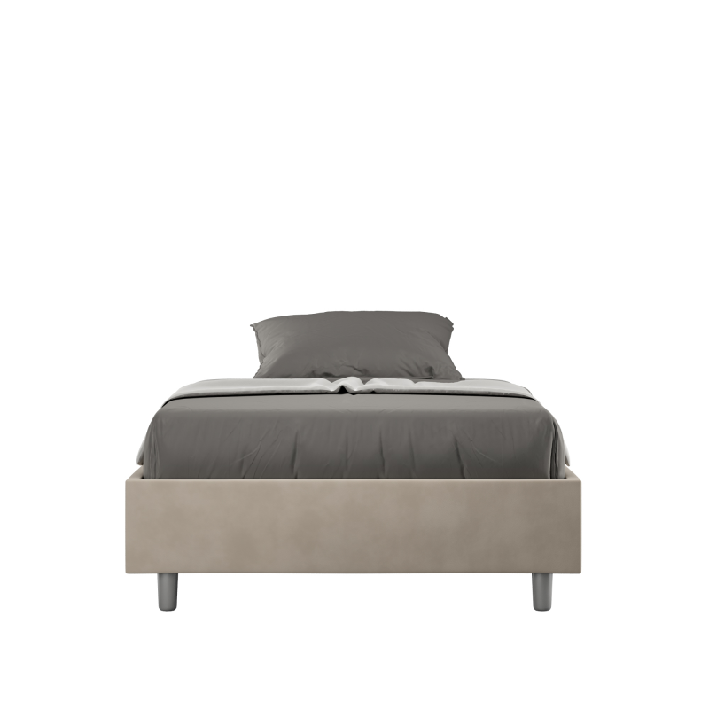 Letto Sommier imbottito Matrimoniale francese 140x190 cm Azelia