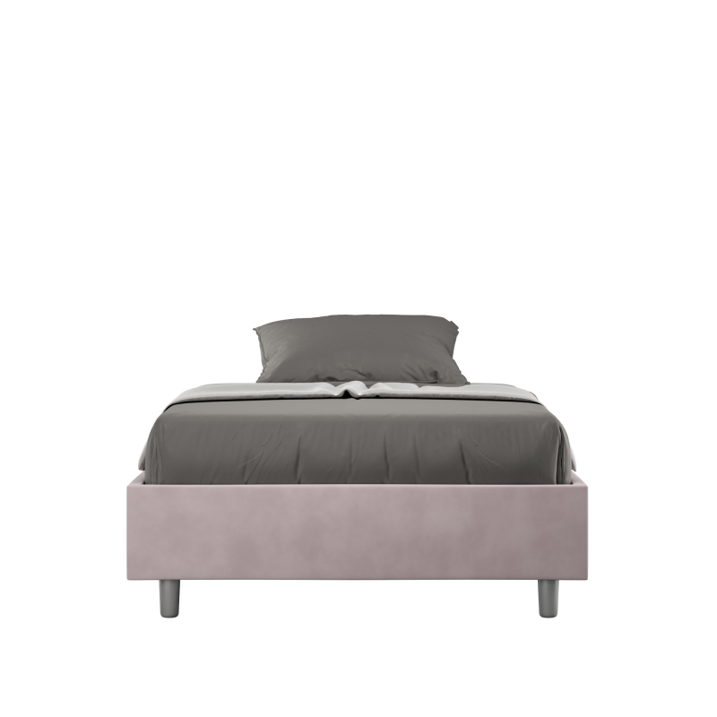 Letto Sommier imbottito Matrimoniale francese 140x190 cm Azelia