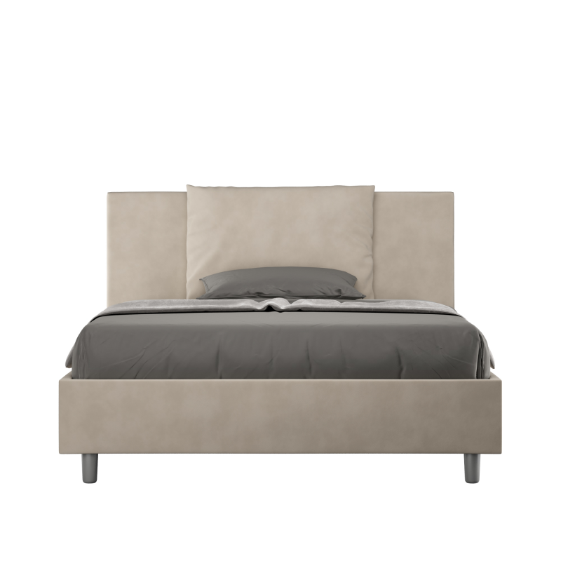 Letto imbottito Matrimoniale francese 140x190 cm Antea