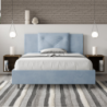 Letto imbottito Matrimoniale francese 140x190 cm Appia