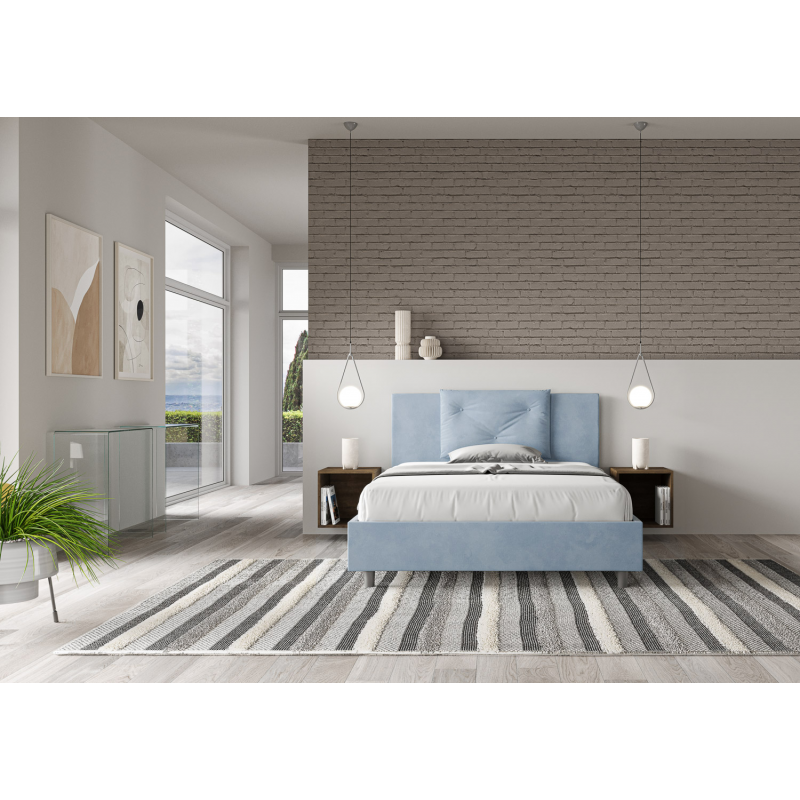 Letto imbottito Matrimoniale francese 140x190 cm Appia
